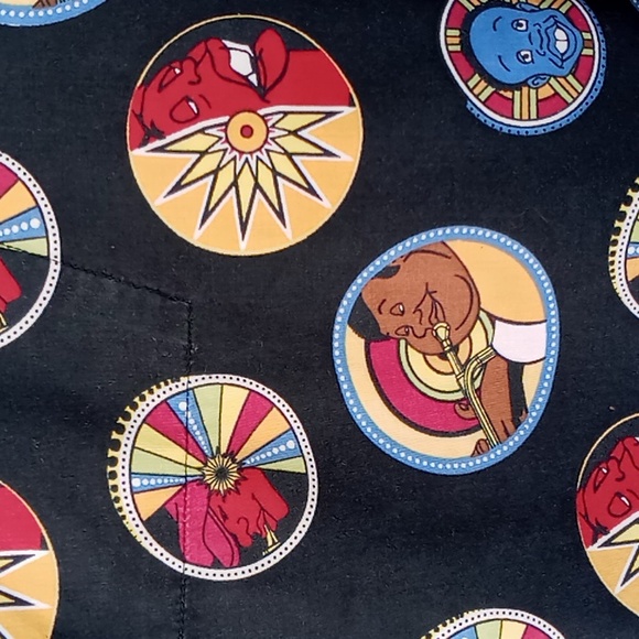 Platinum Fubu Vintage Fat Albert & The Junkyard Gang Short Sleeve Button Down L - Picture 3 of 11